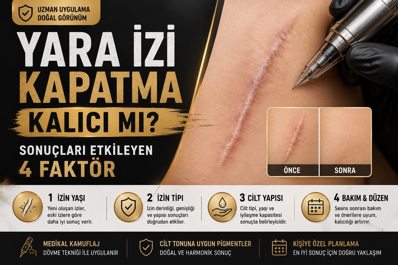 Yara İzi Kapatma Kalıcı mı? Sonuçları Etkileyen 4 Faktör