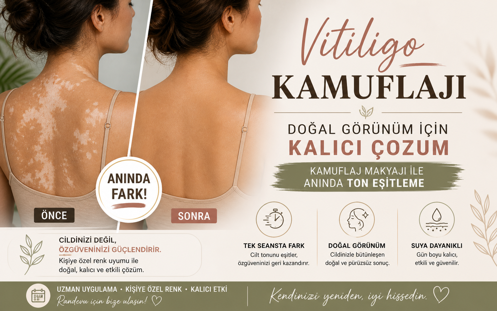 Vitiligo Kamuflajı: Doğal Görünüm İçin Kalıcı Çözüm